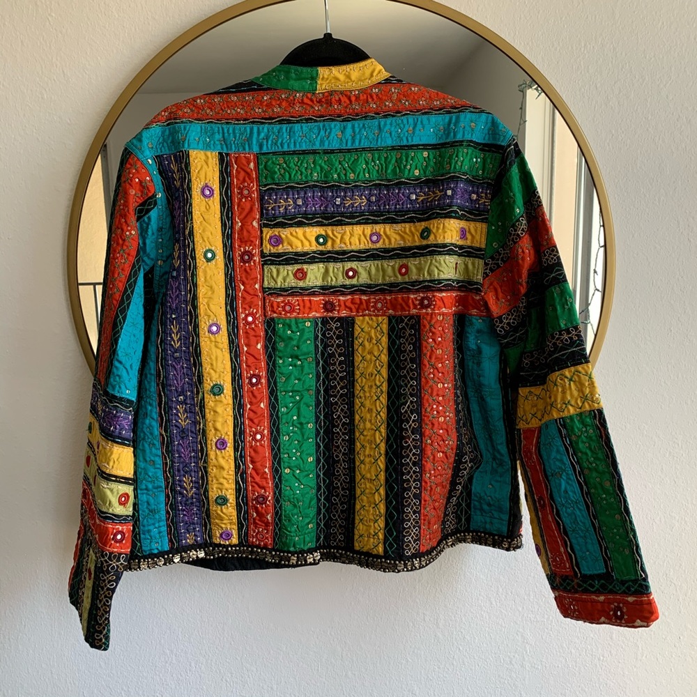 NWOT! Chico’s Quilted Pattern Jacket 🌈 - Picture 2 of 10